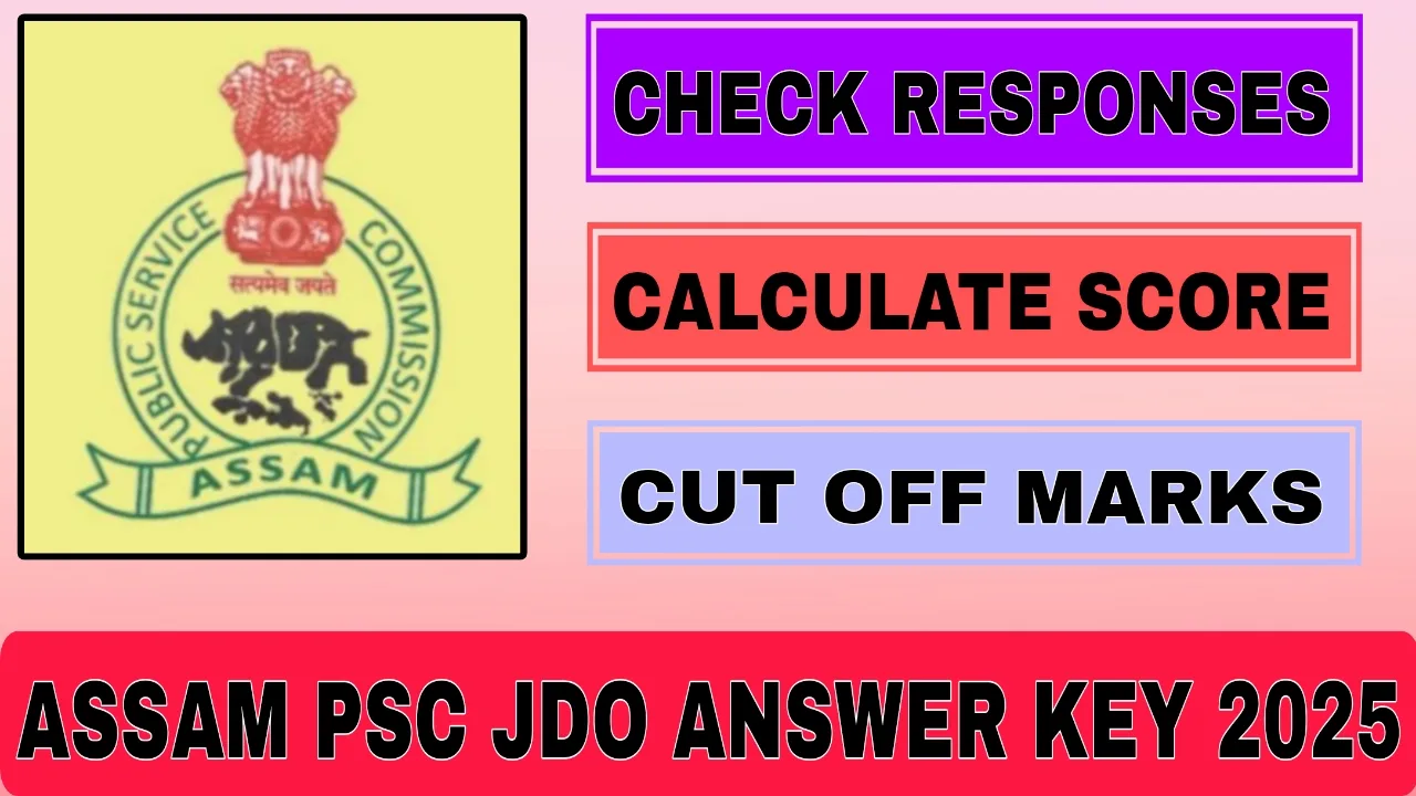 Assam PSC JDO Answer Key 2025