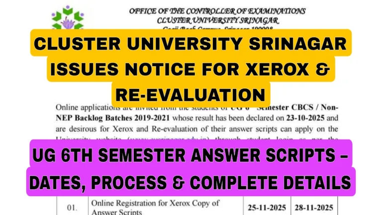CUS Issues Notice for Xerox & Re-Evaluation